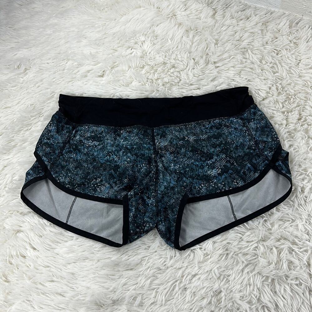 Lululemon Speed Short (2 1/2") Fairisle Multi Black / Black